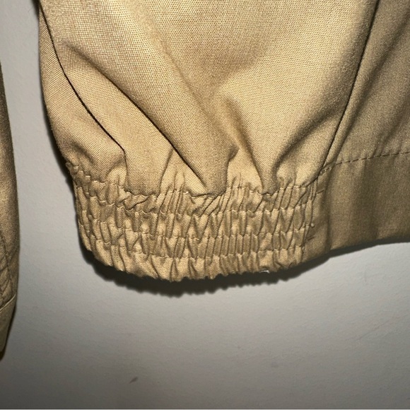 Vintage English Squire Bomber Racer Jacket Mens 36R Mechanic Work Khaki Dad USA - Picture 8 of 11